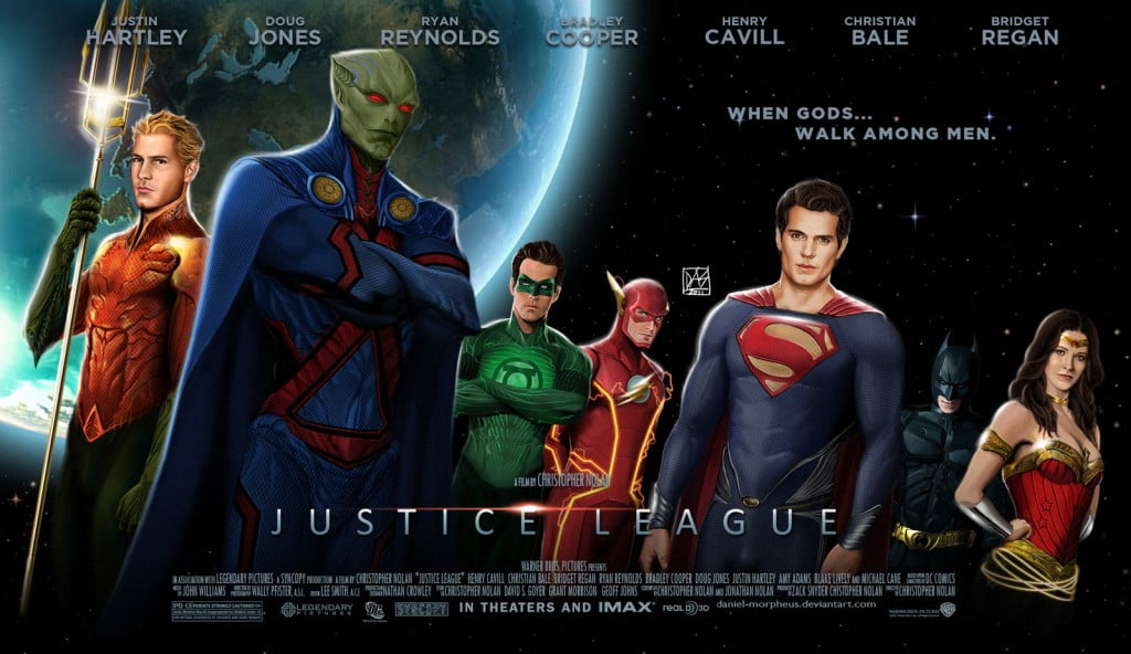 fanart justice league movie poster comicvine