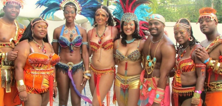 Some of Carnival Concierges clients at the beginning of an action packed Carnival Tuesday
