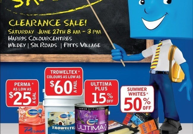 Harris Clearance Sale 2015 Summer