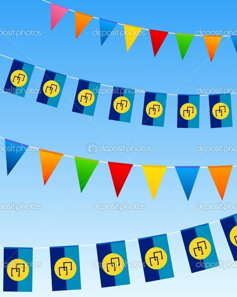 depositphotos CARICOM flags