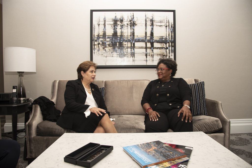 PM Mottley Patricia Espinosa 1024x684