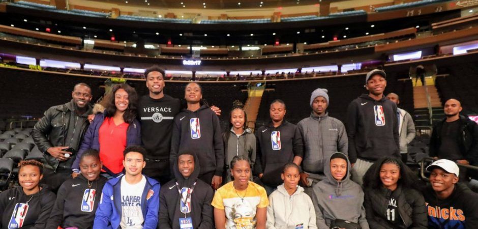 Buddy Hield of the Sacramento Kings spent some time with the Digicel NBA Jumpstart Participants