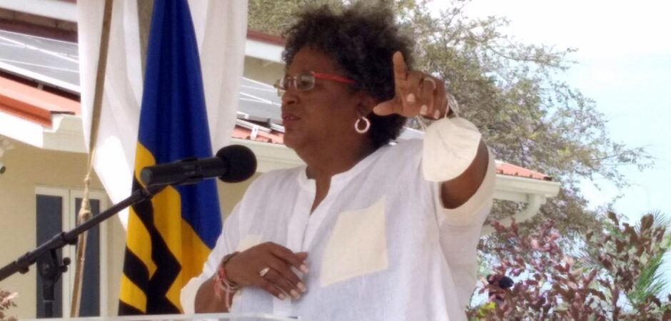 Prime Minister Mia Amor Mottley said the country had made yet another stride forward with the opening of the new Pile Bay Fish Landing Facility yesterday.