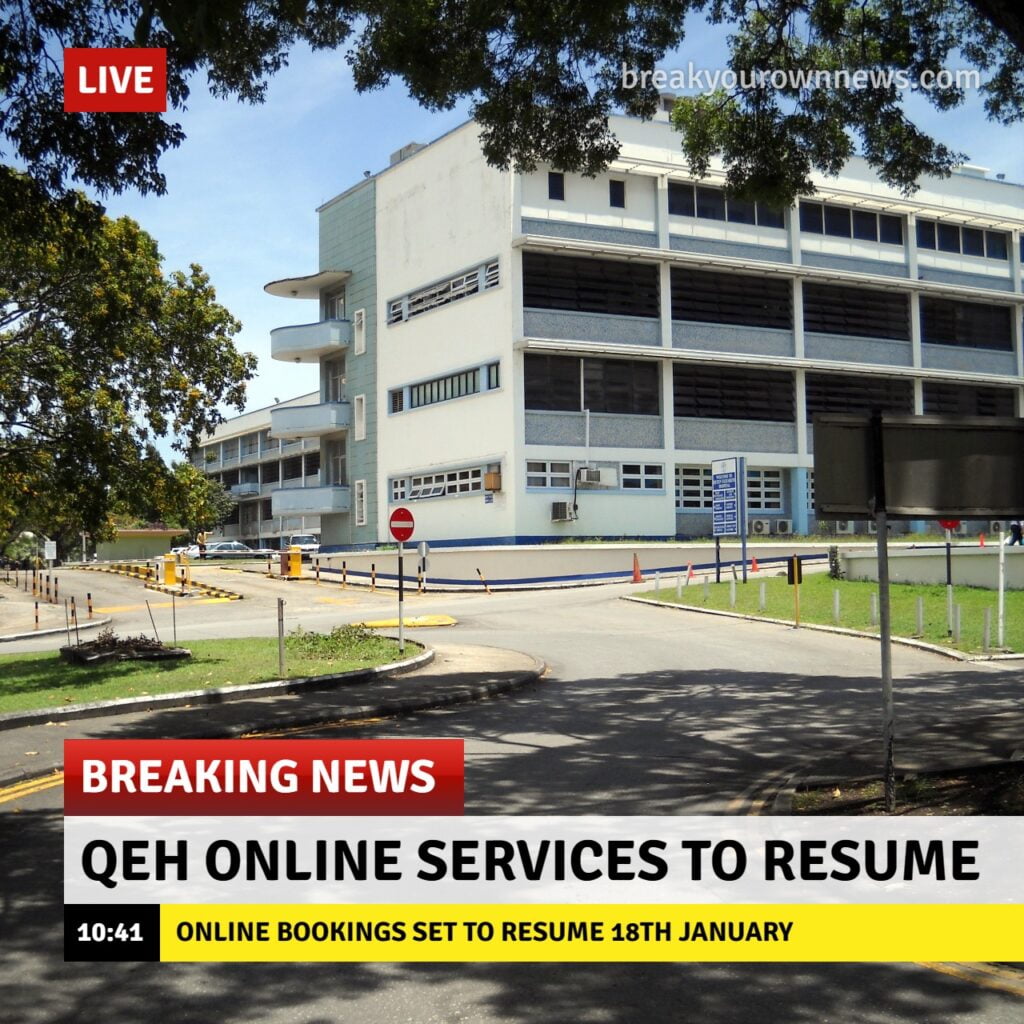 ONLINE BOOKINGS TO RESUME 18th JANUARY