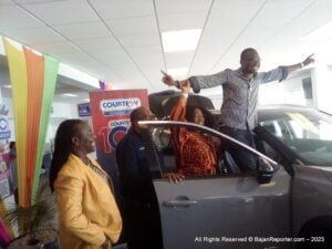 Calypso Monarch I-Web has opted to take the 2024 Nissan E Power X-Trail valued at $135,000 BBD over the $100,000 cheque