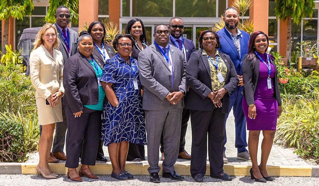 Team Health City Cayman Islands and the Turks and Caicos Islands Ministry of Health and Human Services delegation in Grand Cayman