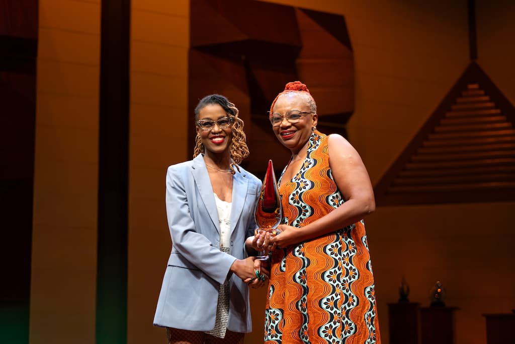 In the spoken word competition, which was judged live during the ceremony, Cyndi Celeste claimed the $5,000 first prize, while Mark Yearwood and Lafonn Miller placed second and third, earning them $2,500 and $1,500, respectively.In the spoken word competition, which was judged live during the ceremony, Cyndi Celeste claimed the $5,000 first prize, while Mark Yearwood and Lafonn Miller placed second and third, earning them $2,500 and $1,500, respectively.